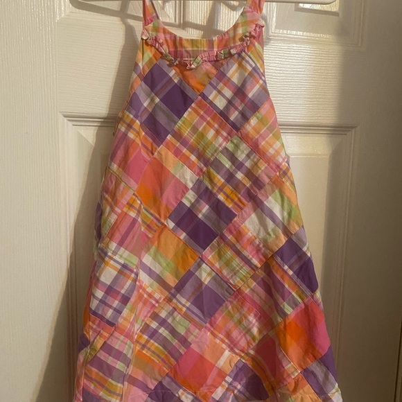 Janie and Jack Patchwork Madras Dress - Picture 2 of 7